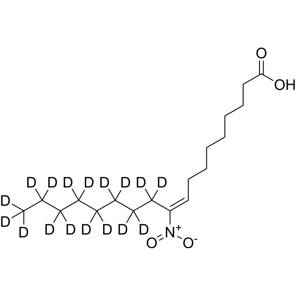 10-Nitrooleate-d<sub>17</sub> nitrate Chemical Structure