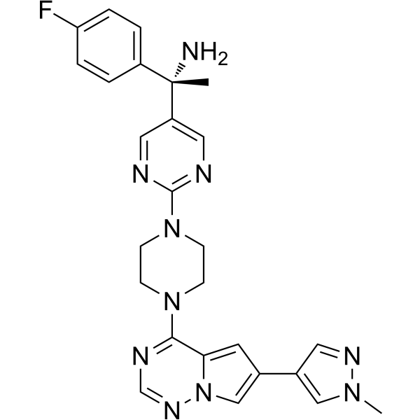Avapritinib 構造式