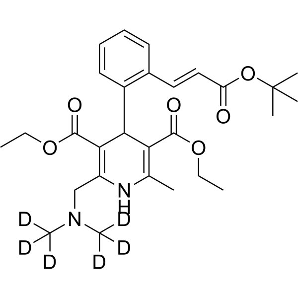 Teludipine-d<sub>6</sub> Chemical Structure