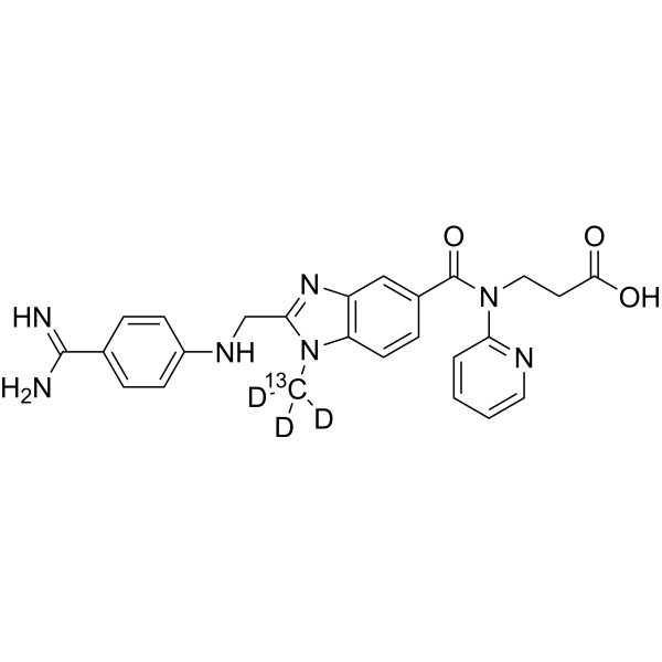 Dabigatran-13C,d3 Chemical Structure