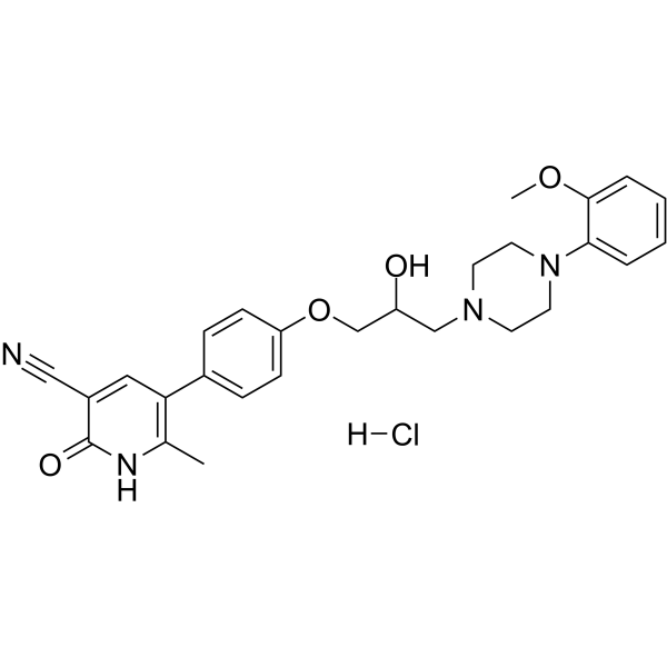 Saterinone hydrochloride Chemical Structure