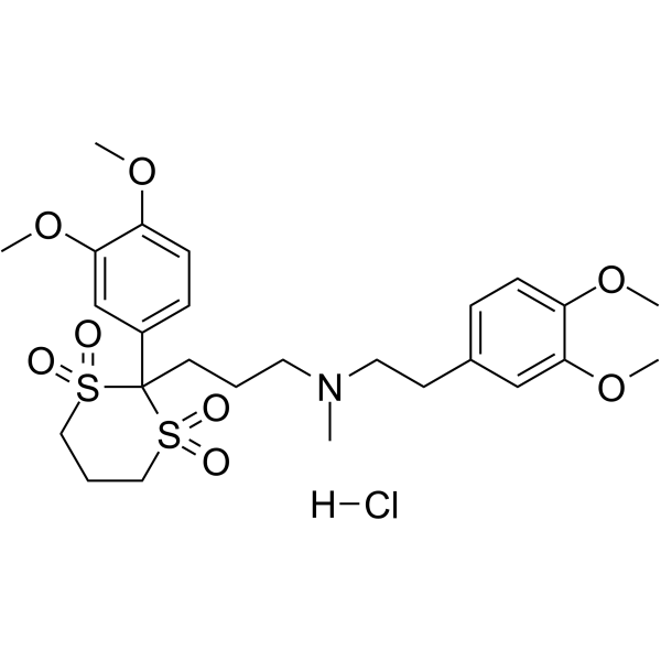 Tiapamil hydrochloride Chemical Structure