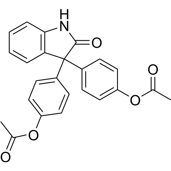 Oxyphenisatin acetate Chemical Structure