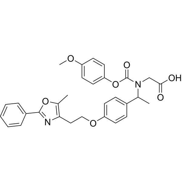 Peliglitazar racemate Chemical Structure