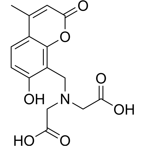 Calcein Blue Chemical Structure