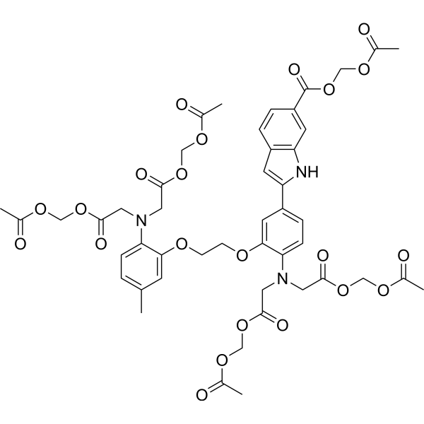 Indo-1 AM Chemical Structure