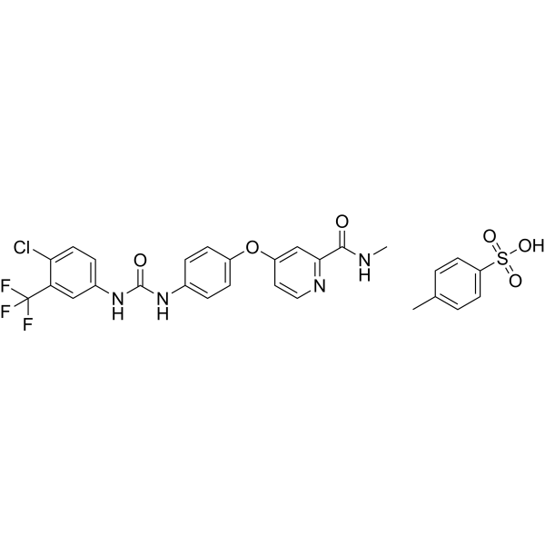 Sorafenib Tosylate Chemical Structure