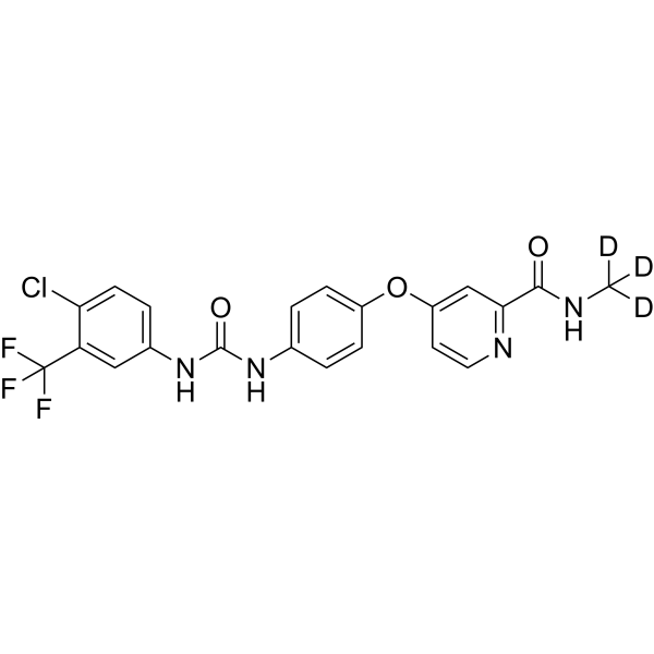 Sorafenib-d<sub>3</sub> Chemical Structure