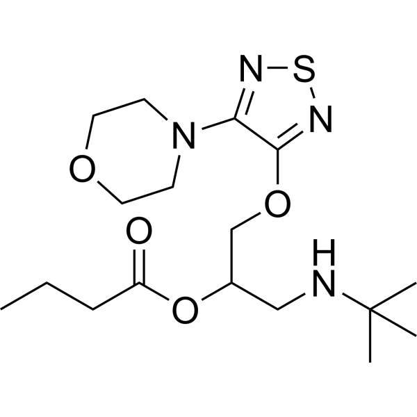 (RS)-Butyryltimolol Chemical Structure