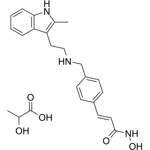 Panobinostat lactate Chemical Structure