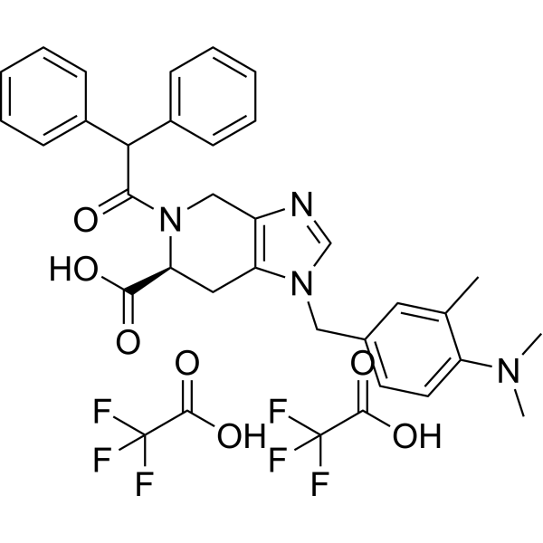 PD 123319 ditrifluoroacetate Chemical Structure