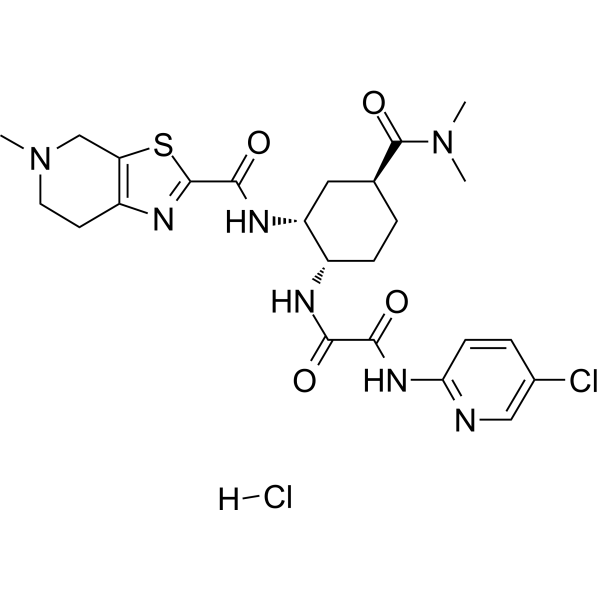 Edoxaban hydrochloride Chemical Structure