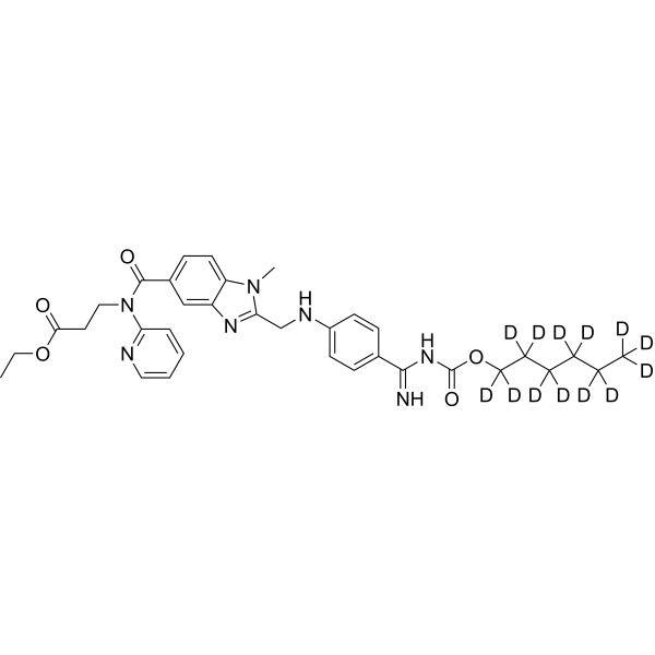 Dabigatran etexilate-d<sub>13</sub> Chemical Structure
