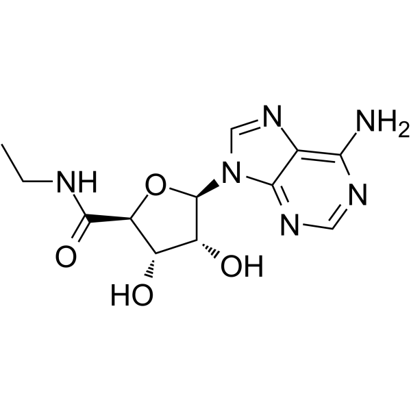 5'-N-Ethylcarboxamidoadenosine Chemical Structure