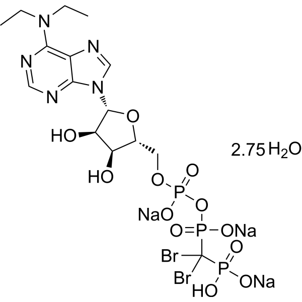 ARL67156 trisodium salt hydrate Chemical Structure