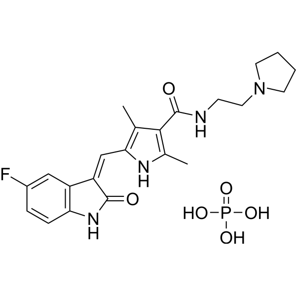 Toceranib phosphate Chemical Structure