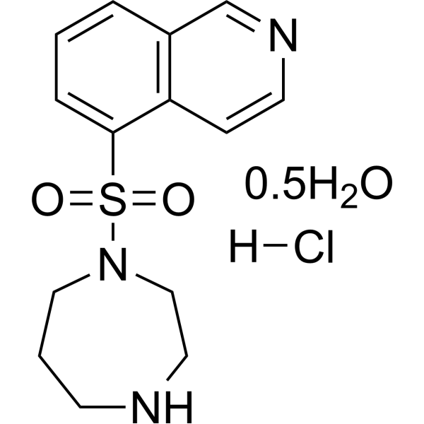 Fasudil hydrochloride semihydrate Chemical Structure