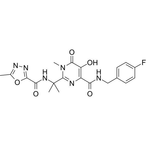 Raltegravir Chemical Structure