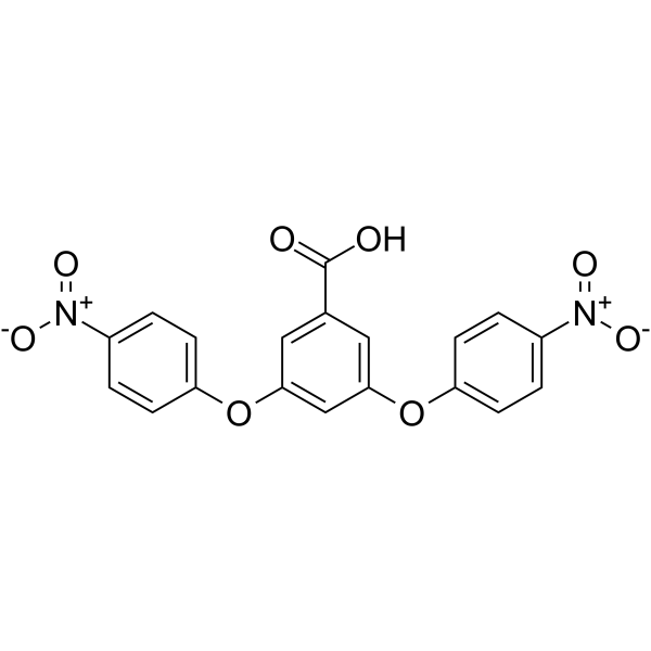 3,5-Bis(4-nitrophenoxy)benzoic acid Chemical Structure