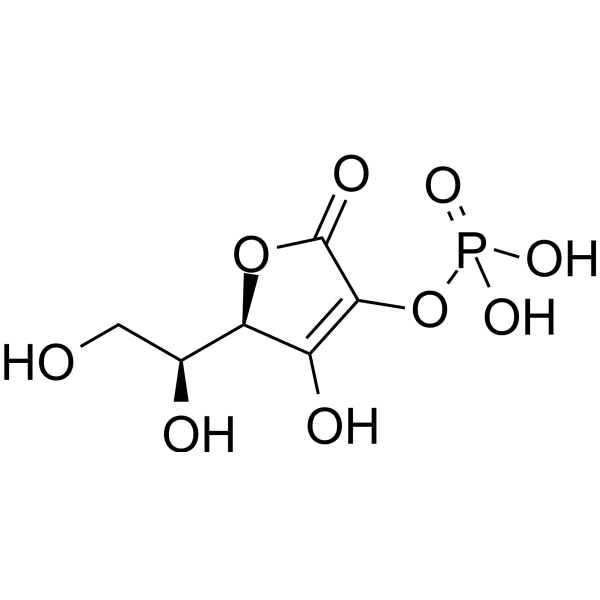 L-Ascorbic acid 2-phosphate Chemical Structure
