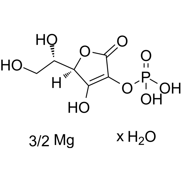 L-Ascorbic acid 2-phosphate magnesium hydrate Chemical Structure