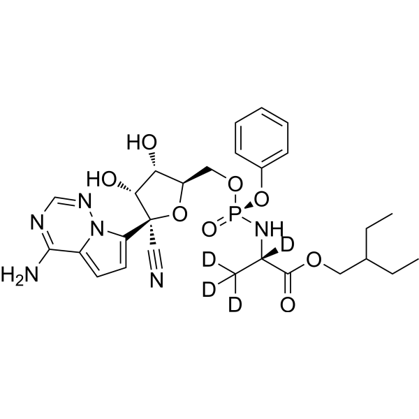 Remdesivir-d4 Chemical Structure