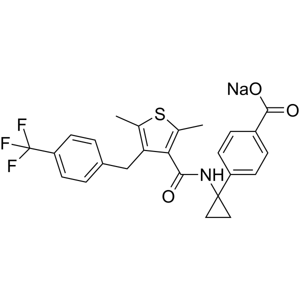 MK-2894 sodium salt Chemical Structure