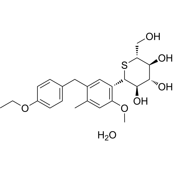 Luseogliflozin hydrate Chemical Structure