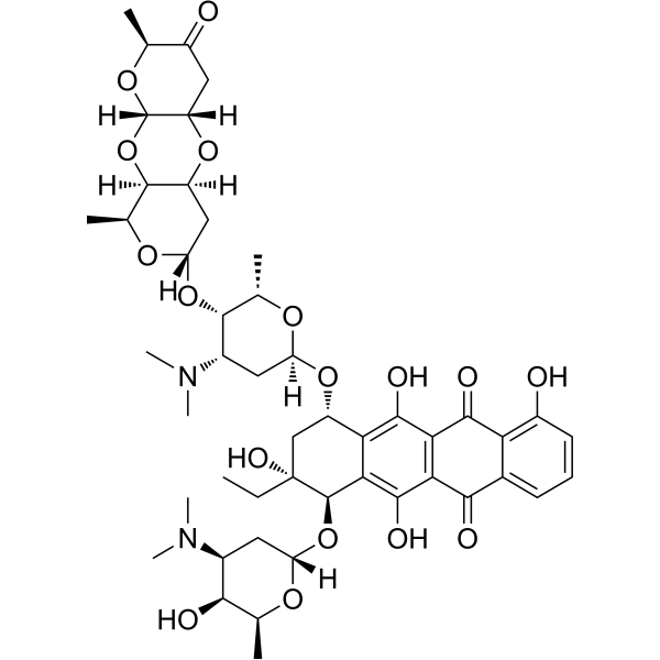 Rodorubicin Chemical Structure