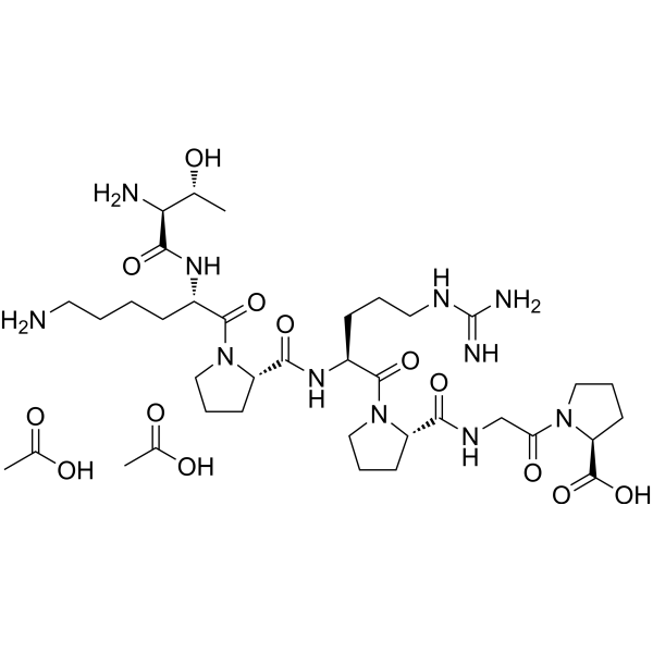 Selank diacetate Chemical Structure