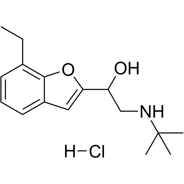 Bufuralol hydrochloride Chemical Structure