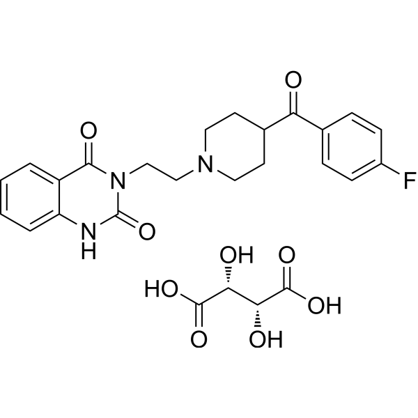 Ketanserin tartrate Chemical Structure