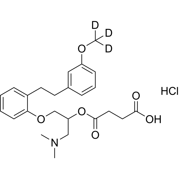 Sarpogrelate-d3 hydrochloride Chemical Structure