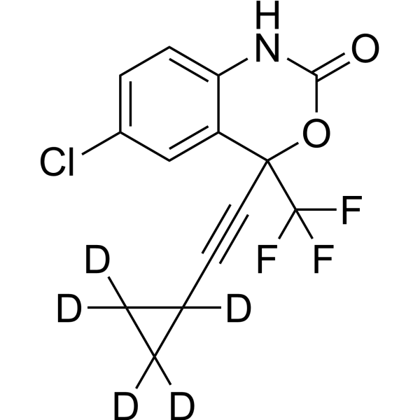 (Rac)-Efavirenz-d<sub>5</sub> Chemical Structure