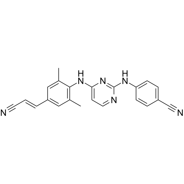 Rilpivirine Chemical Structure