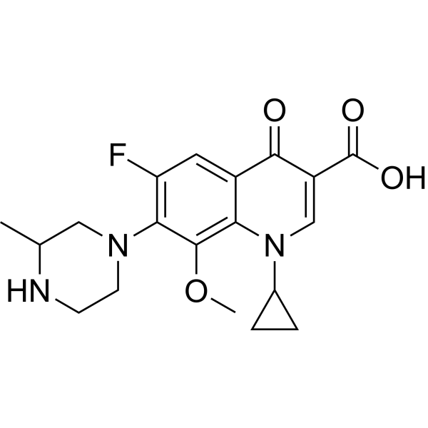 Gatifloxacin Chemical Structure