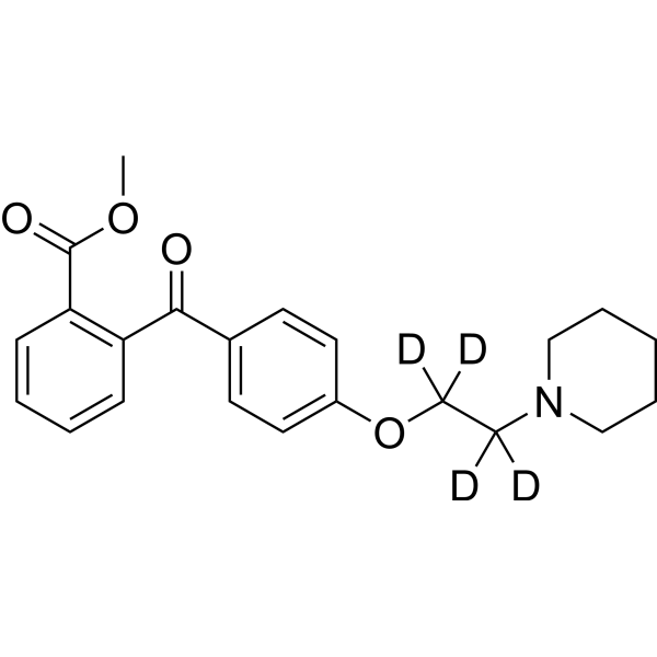 Pitofenone-d<sub>4</sub> Chemical Structure