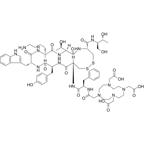 Edotreotide Chemical Structure