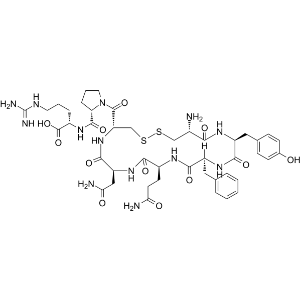[Deglycinamide9, Arginine8]-Vasopressin Chemical Structure