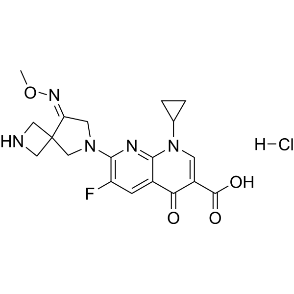 Zabofloxacin hydrochloride Chemical Structure