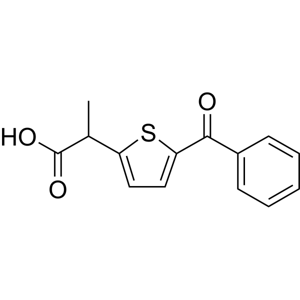 Tiaprofenic acid Chemical Structure