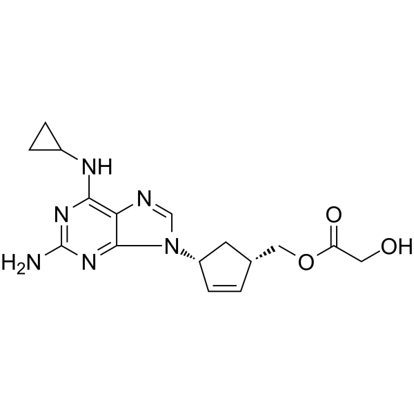 Abacavir hydroxyacetate Chemical Structure