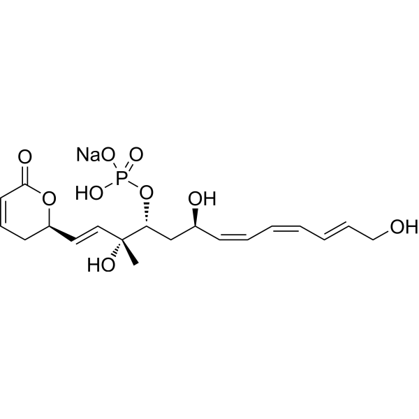 Fostriecin sodium Chemical Structure