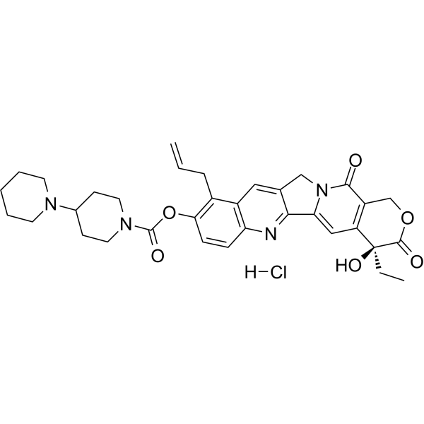Simmitecan hydrochloride Chemical Structure