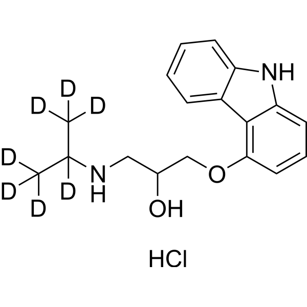 Carazolol-d<em>7</em> hydrochloride