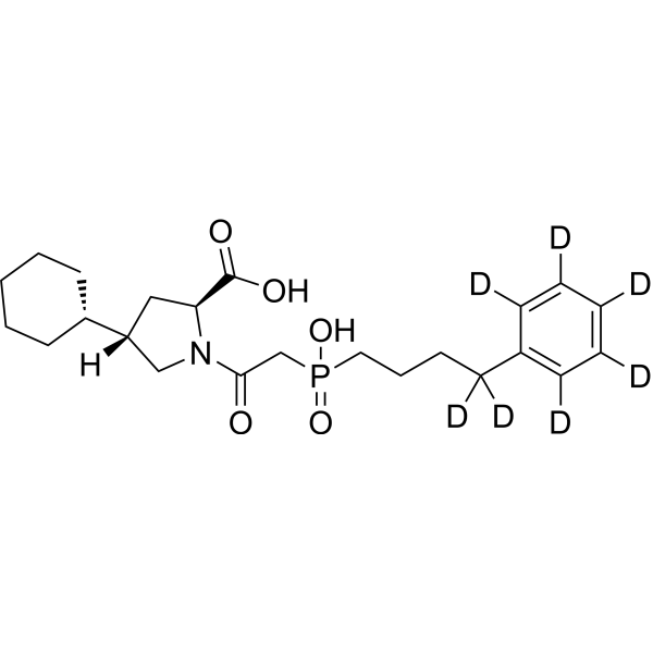 Fosfenopril-d<sub>7</sub> Chemical Structure
