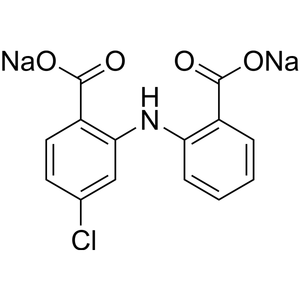 Lobenzarit disodium Chemical Structure