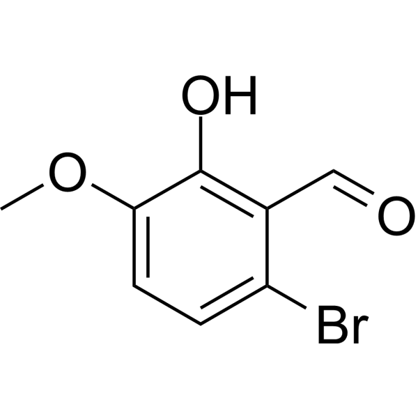 6-Bromo-2-hydroxy-3-methoxybenzaldehyde Chemical Structure