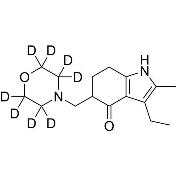 Molindone-d<sub>8</sub> Chemical Structure