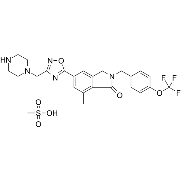 AZD-8529 mesylate Chemical Structure